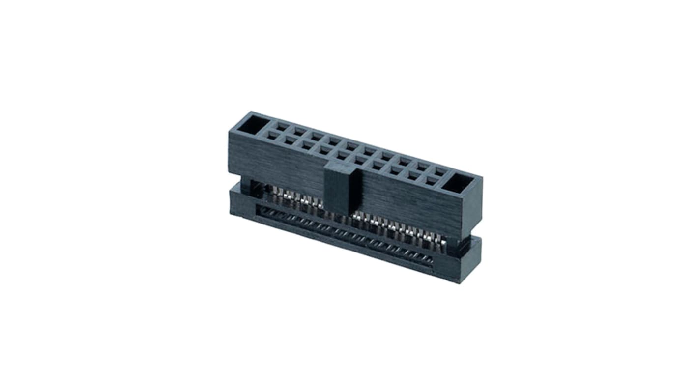 Conector IDC hembra HARWIN serie Archer M50 de 20 vías, paso 1.27mm, 2 filas, Montaje de Cable