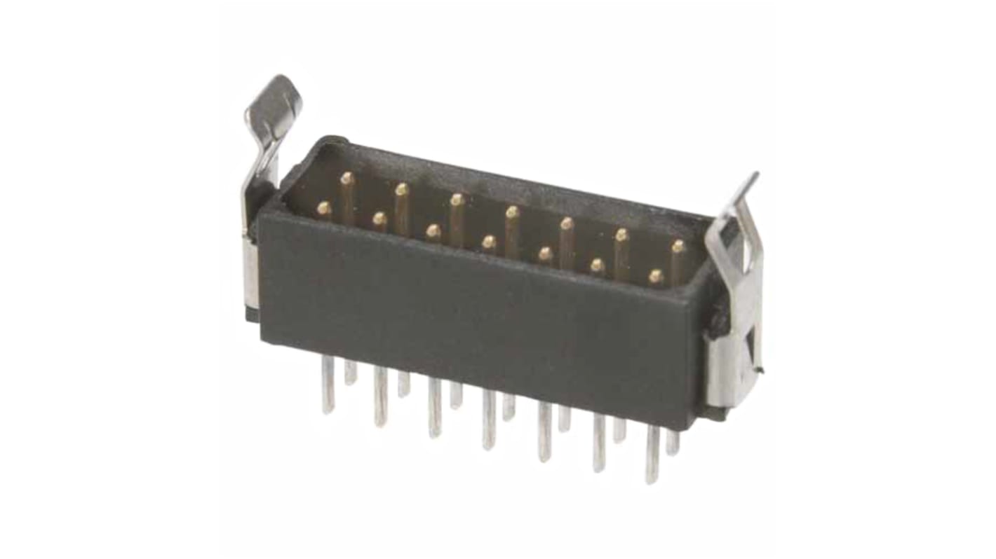 HARWIN Datamate L-Tek Series Straight Through Hole PCB Header, 6 Contact(s), 2.0mm Pitch, 2 Row(s), Shrouded