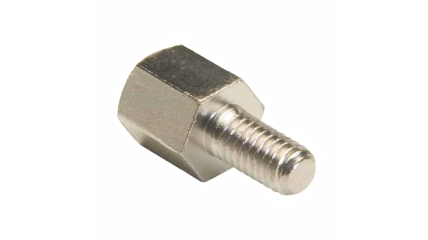 HARWIN Threaded Standoff, M3 x 0.5 Thread, 6mm Body, Brass, Male/Female, 6mm Stud