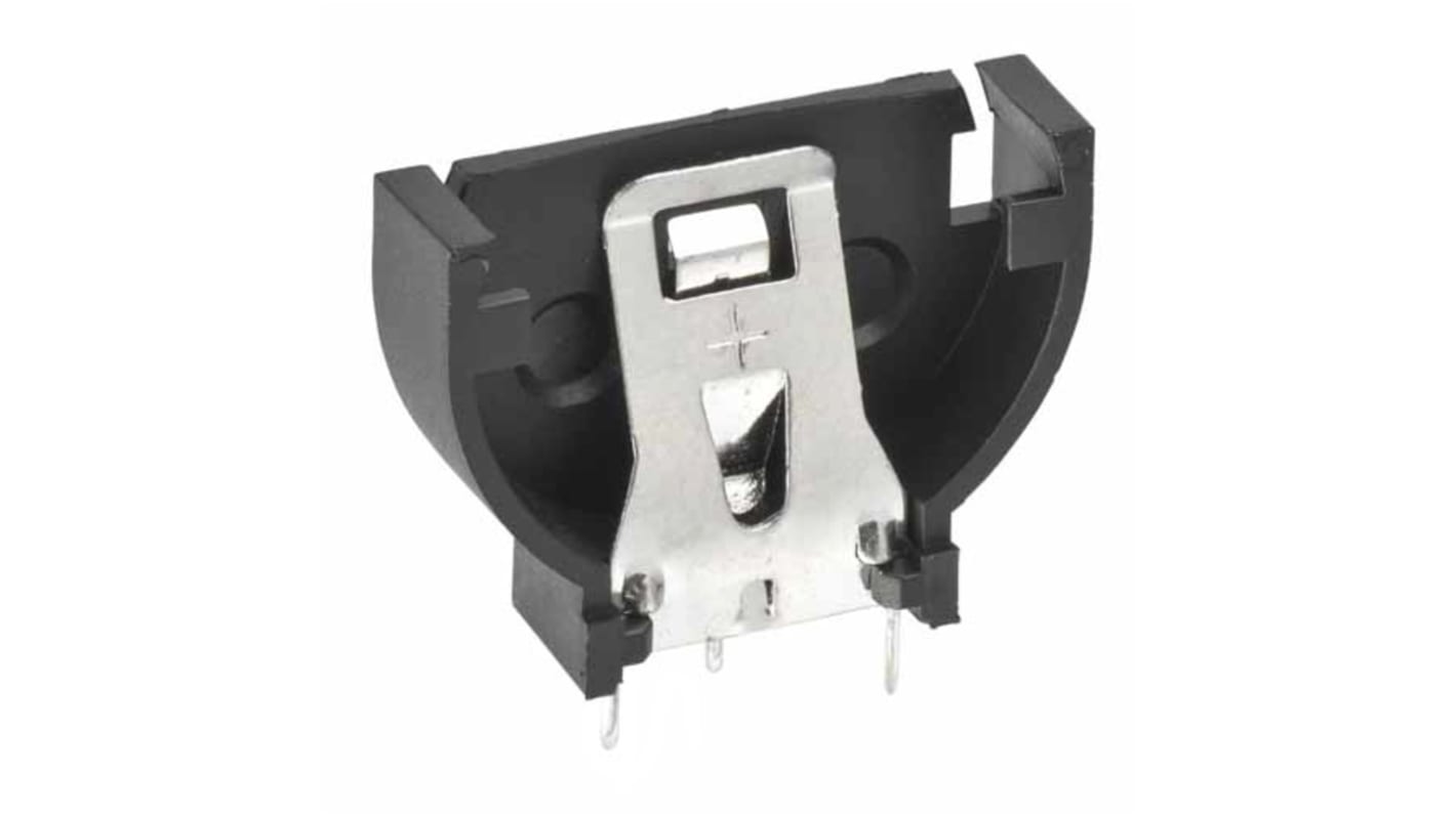 S840146 HARWIN CR2016, CR2025, CR2032 Battery Holder, Solder Tag Contact RS