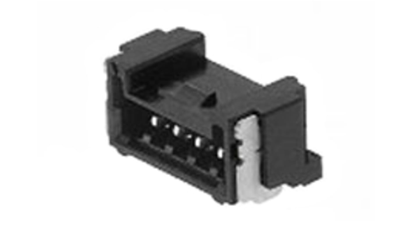 Conector macho para PCB Ángulo de 90° Molex serie Micro-Lock PLUS de 4 vías, 1 fila, paso 1.25mm, para soldar, Montaje