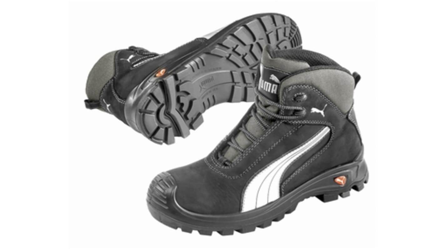 Puma Safety EN20345 S3, Sicherheitsstiefel Schwarz, mit Zehen-Schutzkappe, Größe 43 / UK 9