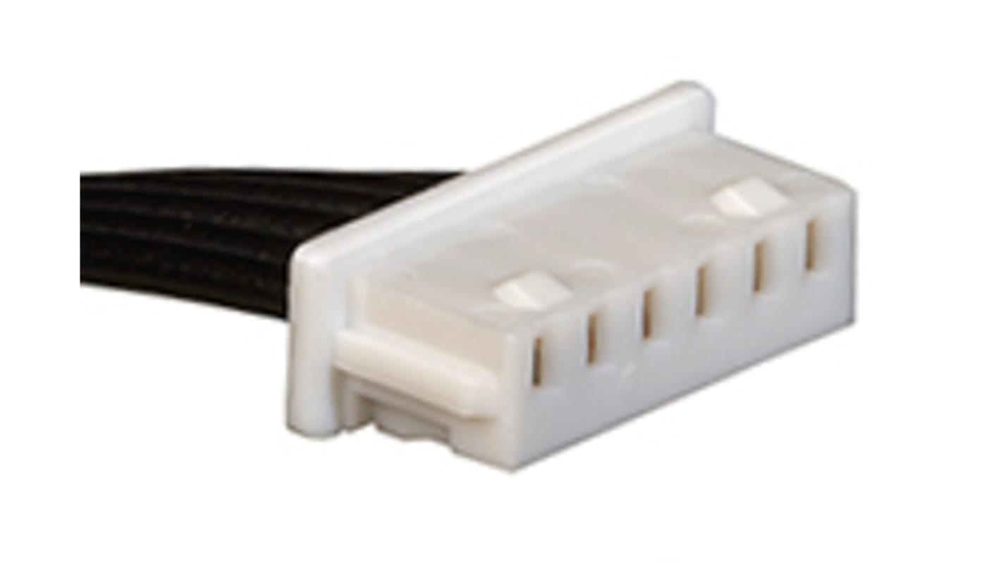 Conjunto de cables Molex PicoBlade 15134, long. 450mm, Con A: Hembra, 6 vías, Con B: Hembra, 6 vías, paso 1.25mm