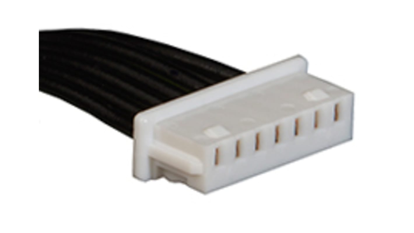 Conjunto de cables Molex PicoBlade 15134, long. 600mm, Con A: Hembra, 7 vías, Con B: Hembra, 7 vías, paso 1.25mm