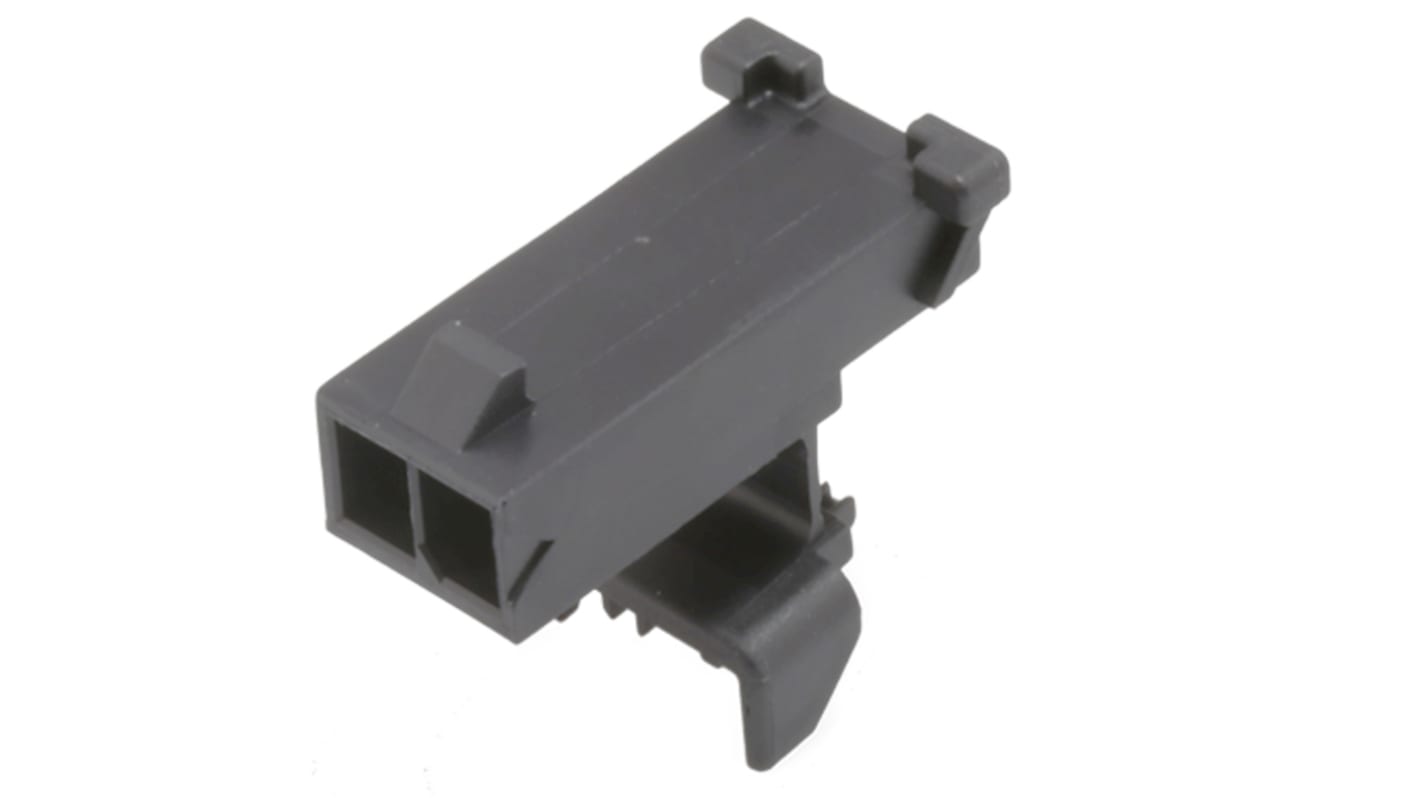 Boitier de connecteur Femelle, 2 contacts 1 rang , pas 3mm, Droit, Montage sur câble, série Micro-Fit