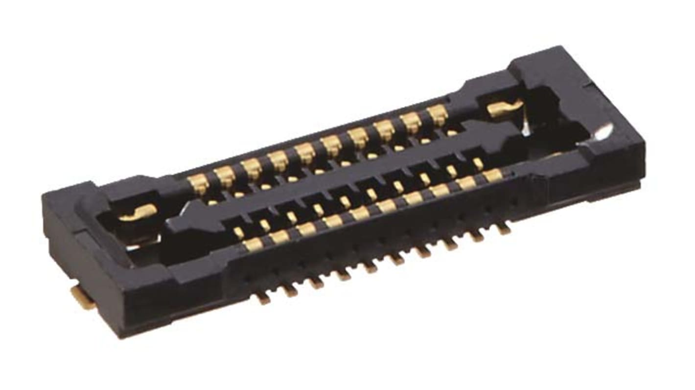 Hirose, BM24, 24 0.35mm Pitch 2, 24 Way Straight Female FPC Connector, Vertical Contact