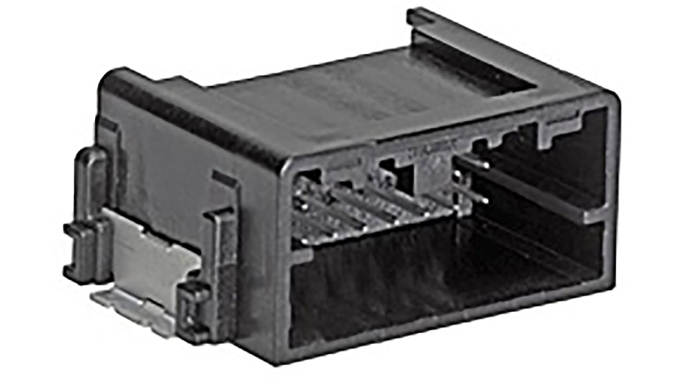 Molex Mini50  Automotive, Kfz-Steckverbinder, Leiterplattenleiste, Stecker, 12-polig, Schwarz / 2-reihig, 5A