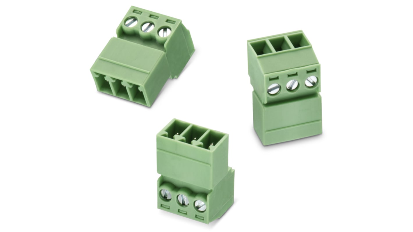 Wurth Elektronik 3.81mm Pitch 5 Way Vertical Pluggable Terminal Block, Inverted Plug, Cable Mount, Screw Termination