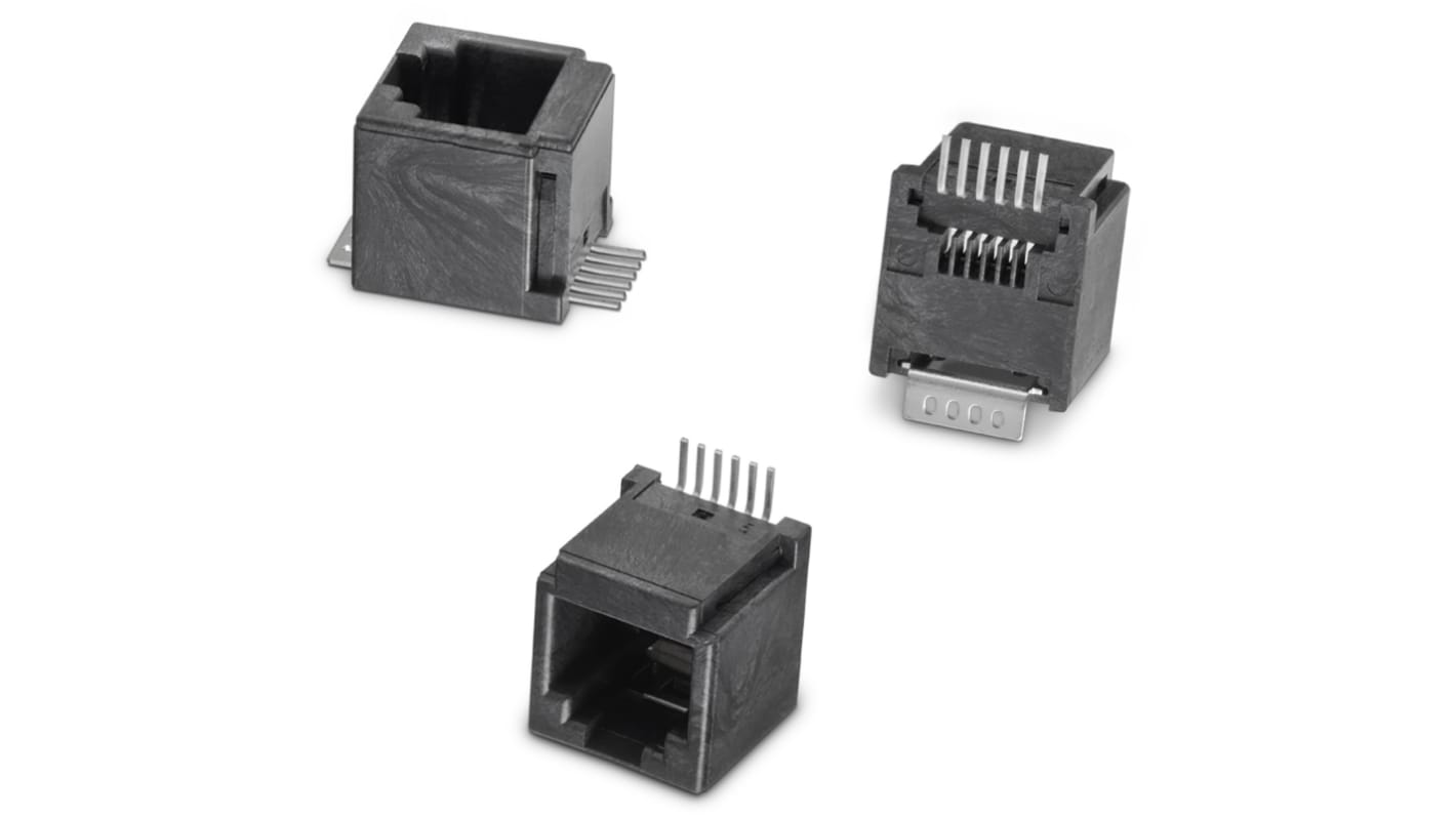 Wurth Elektronik RJ45 モジュラーコネクタ, メス, RJ45コネクタ, 表面実装, 634108149621