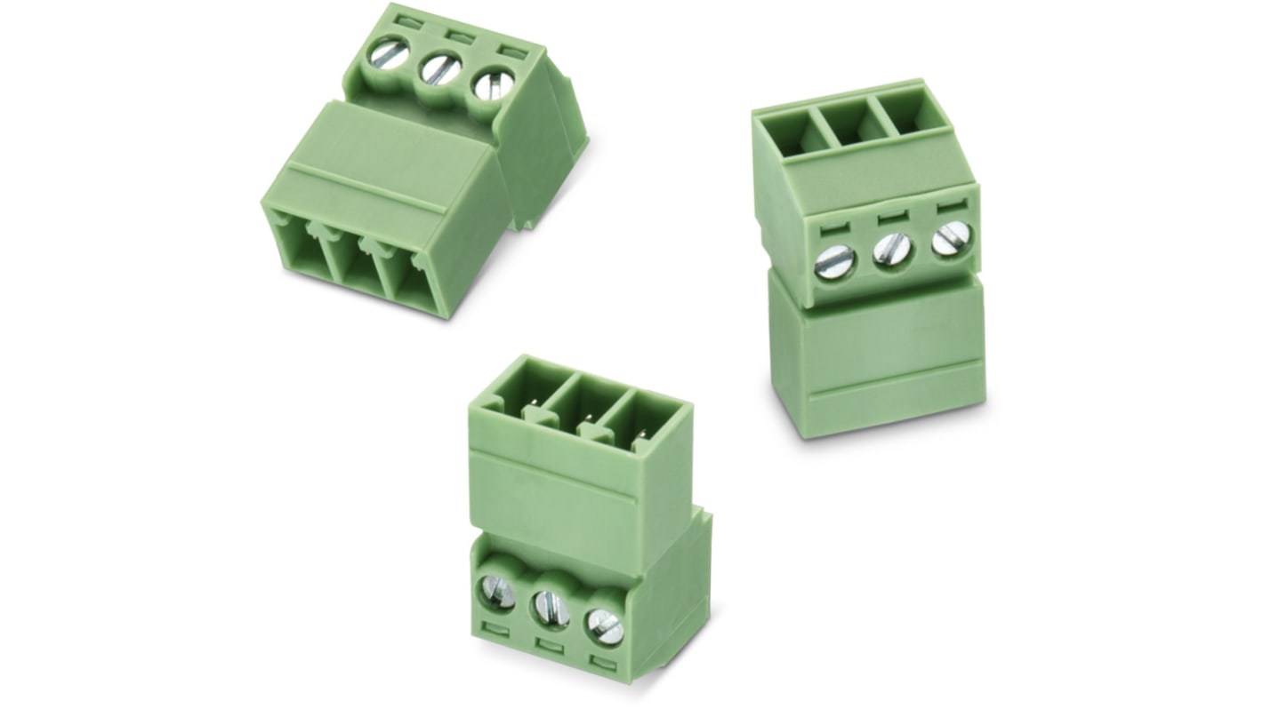 Wurth Elektronik 3.81mm Pitch 8 Way Vertical Pluggable Terminal Block, Inverted Plug, Surface Mount, Screw Termination