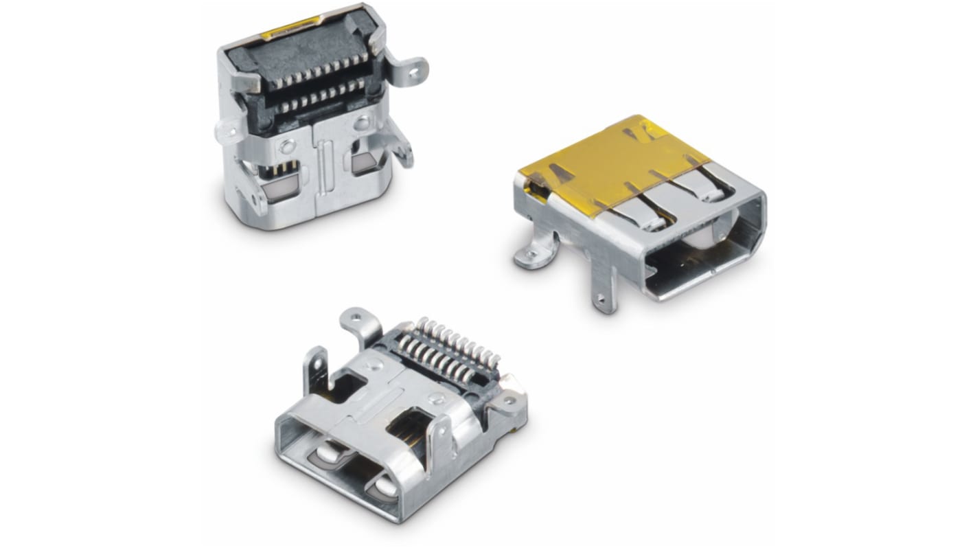 Wurth Elektronik HDMI Buchse 19-polig Gerade 250,0 V