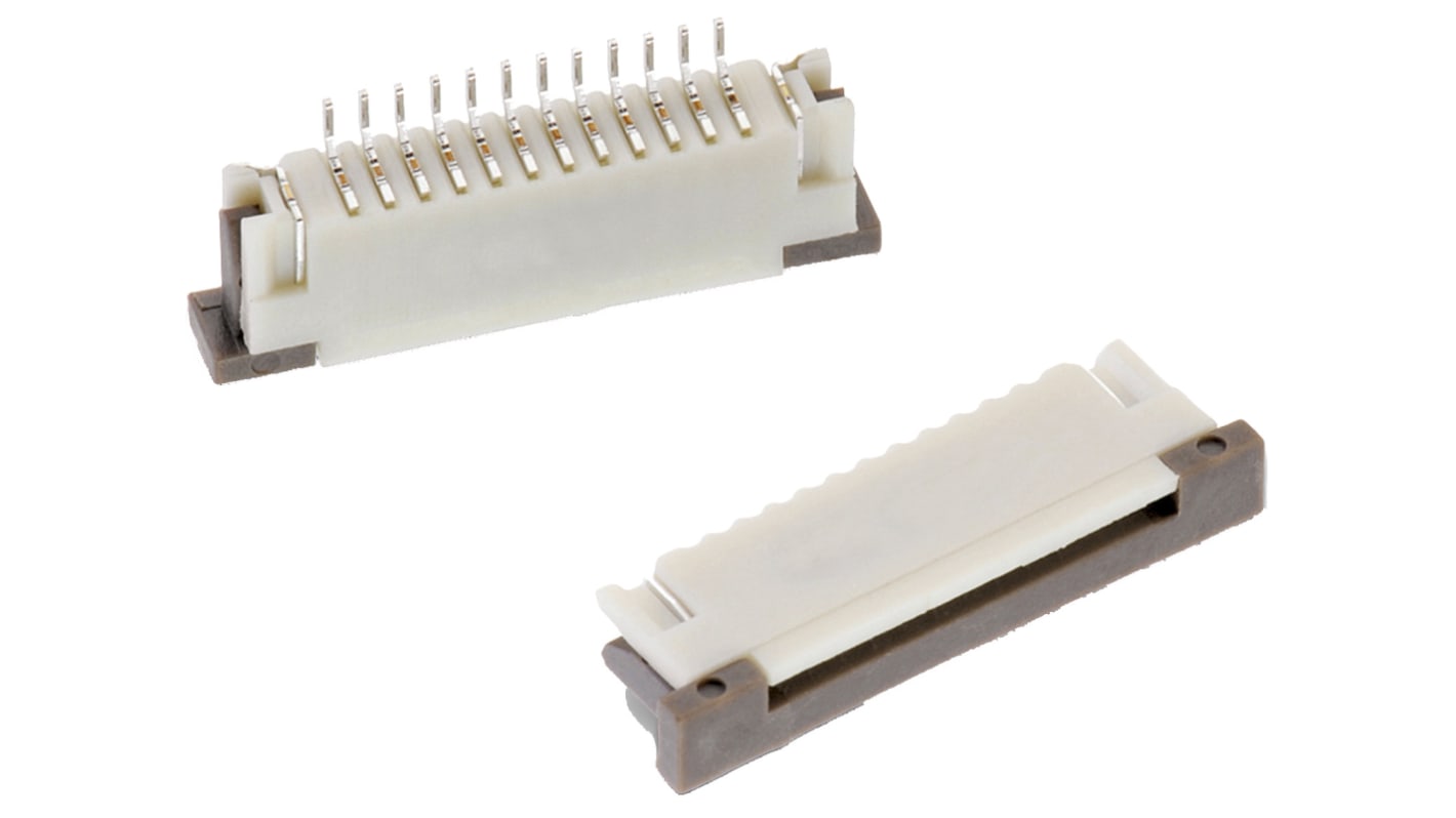 Wurth Elektronik, WR-FPC, 686 1mm Pitch 4 Way Horizontal Male FPC Connector, ZIF Top Contact