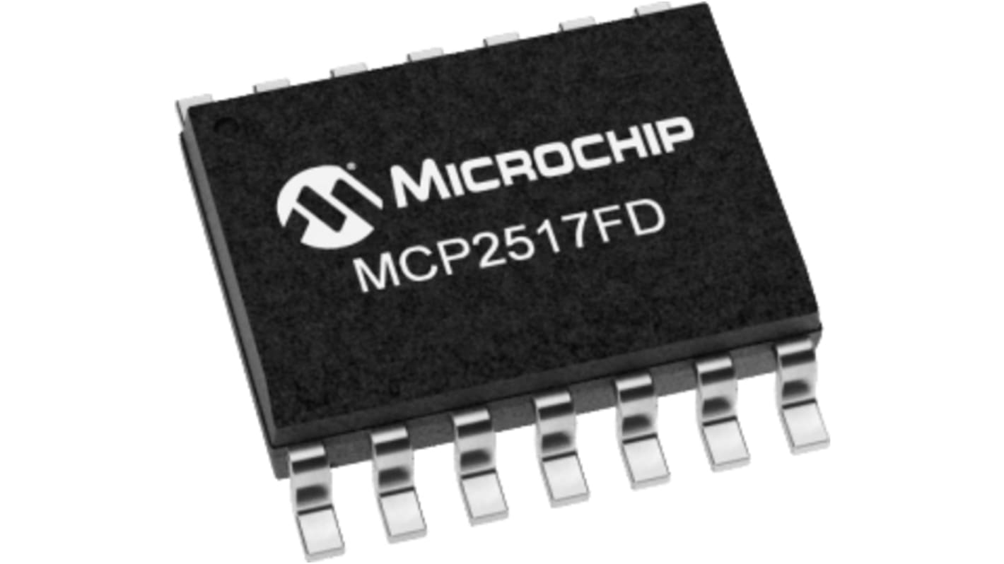 マイクロチップ, CANコントローラ, CAN 2.0B, 14-Pin SOIC