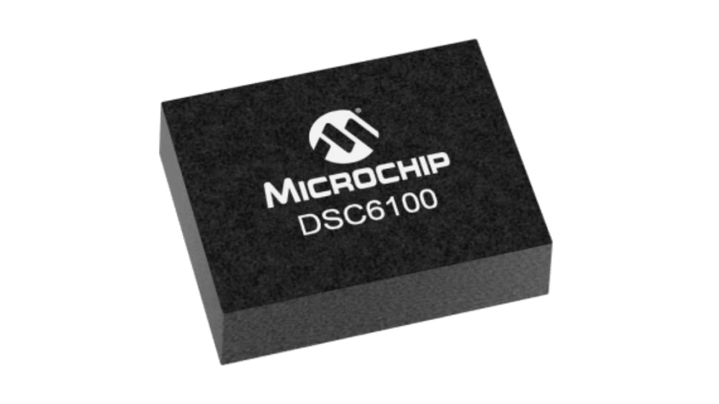 Microchip 20MHz MEMS Oscillator, 4-Pin CDFN, ±25ppm, DSC6101CI2A-020.0000