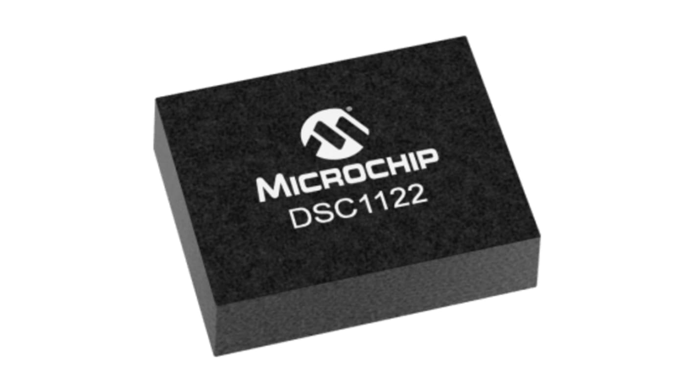 Microchip 156.25MHz MEMS Oscillator, 6-Pin VDFN, ±25ppm, DSC1122BI2-156.2500