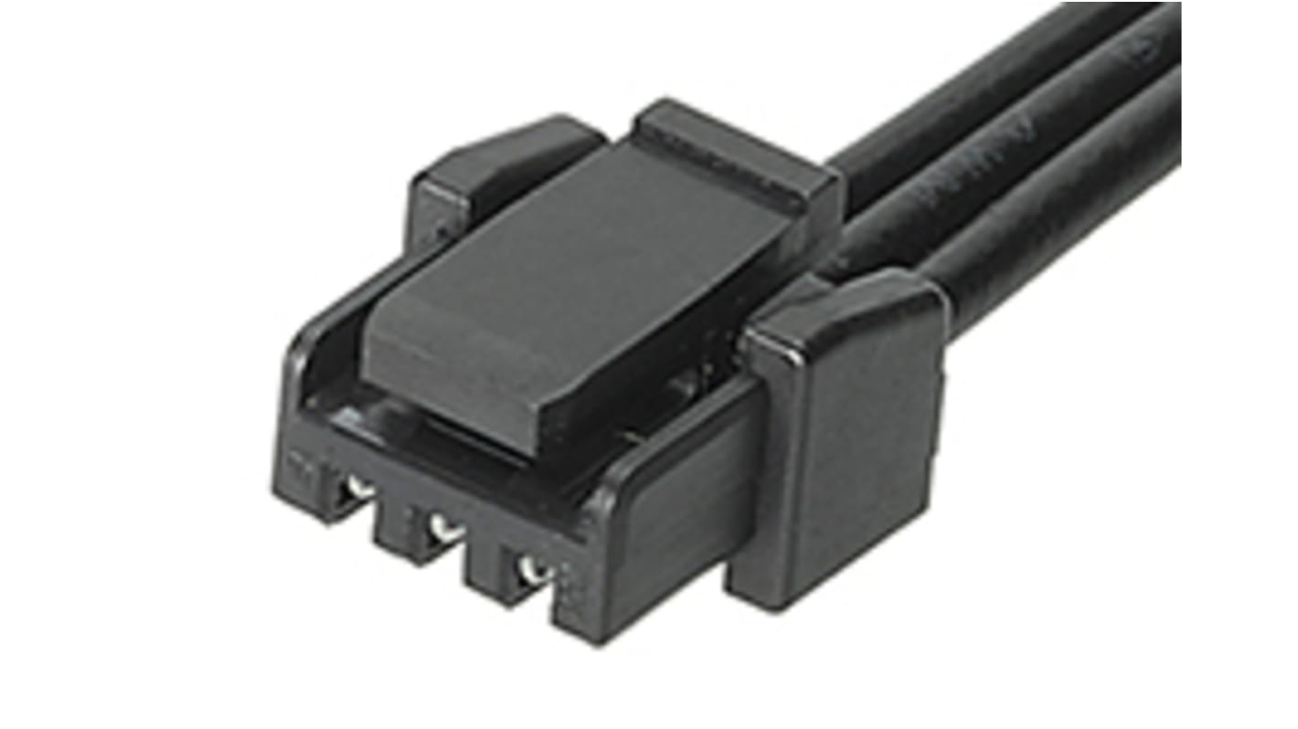 Molex 3 Way Female Micro-Lock Plus to 3 Way Female Micro-Lock Plus Wire to Board Cable, 600mm