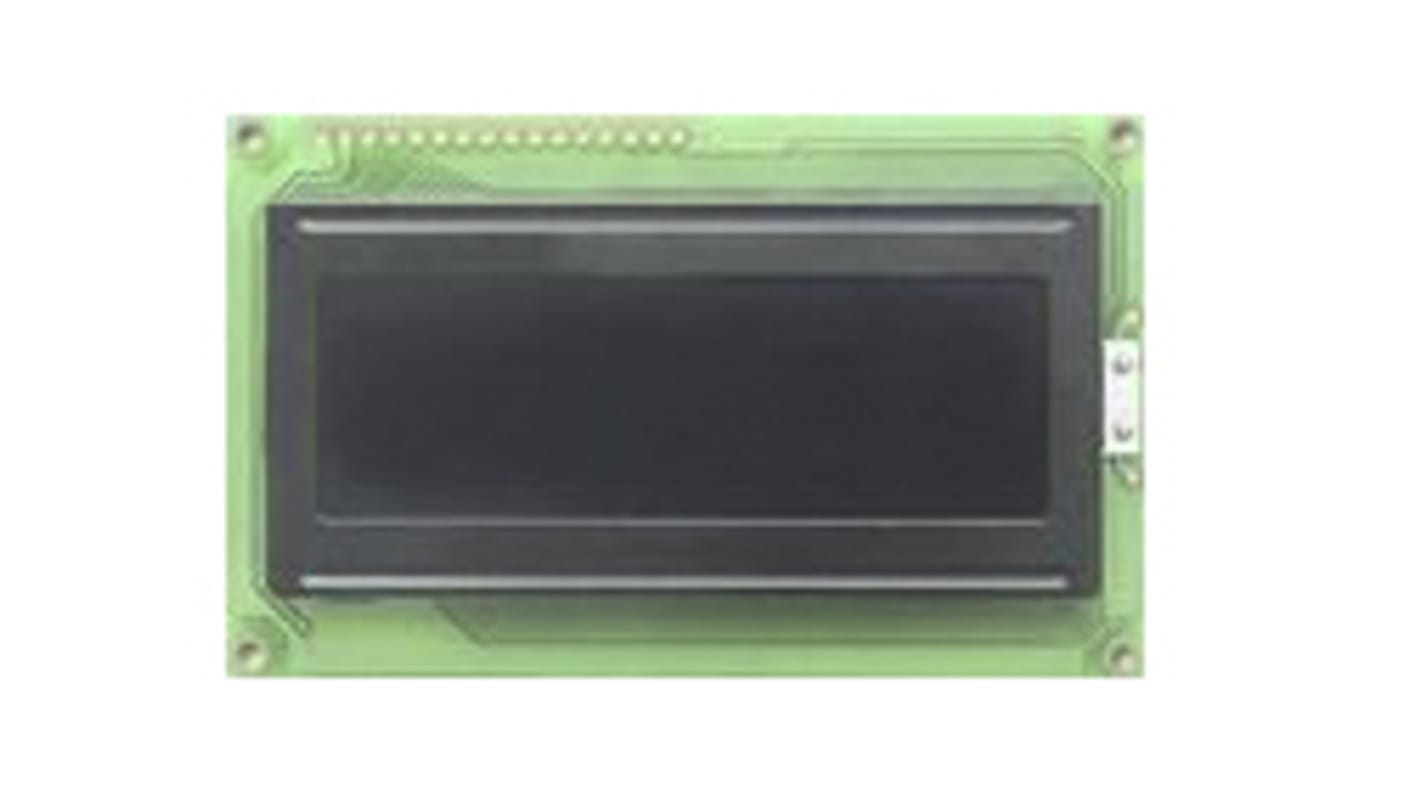 Fordata FC2004B01-RNNYBW-66SE FC LCD LCD Graphic Display, Green, Yellow on, 4 Rows by 20 Characters, Reflective