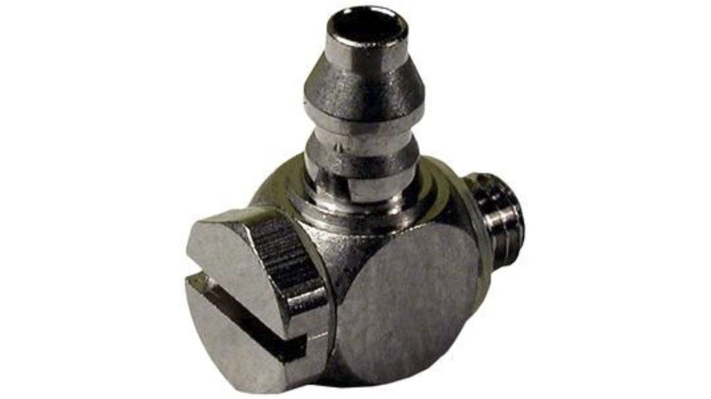 SMC M Series Straight Threaded Adaptor, M5 Male to Push In 4 mm, Threaded-to-Tube Connection Style