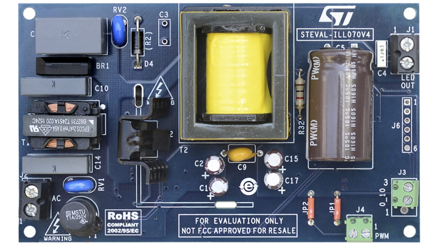 STMicroelectronics STEVAL-ILL070V4 LED Driver, 305 Vrms 700mA