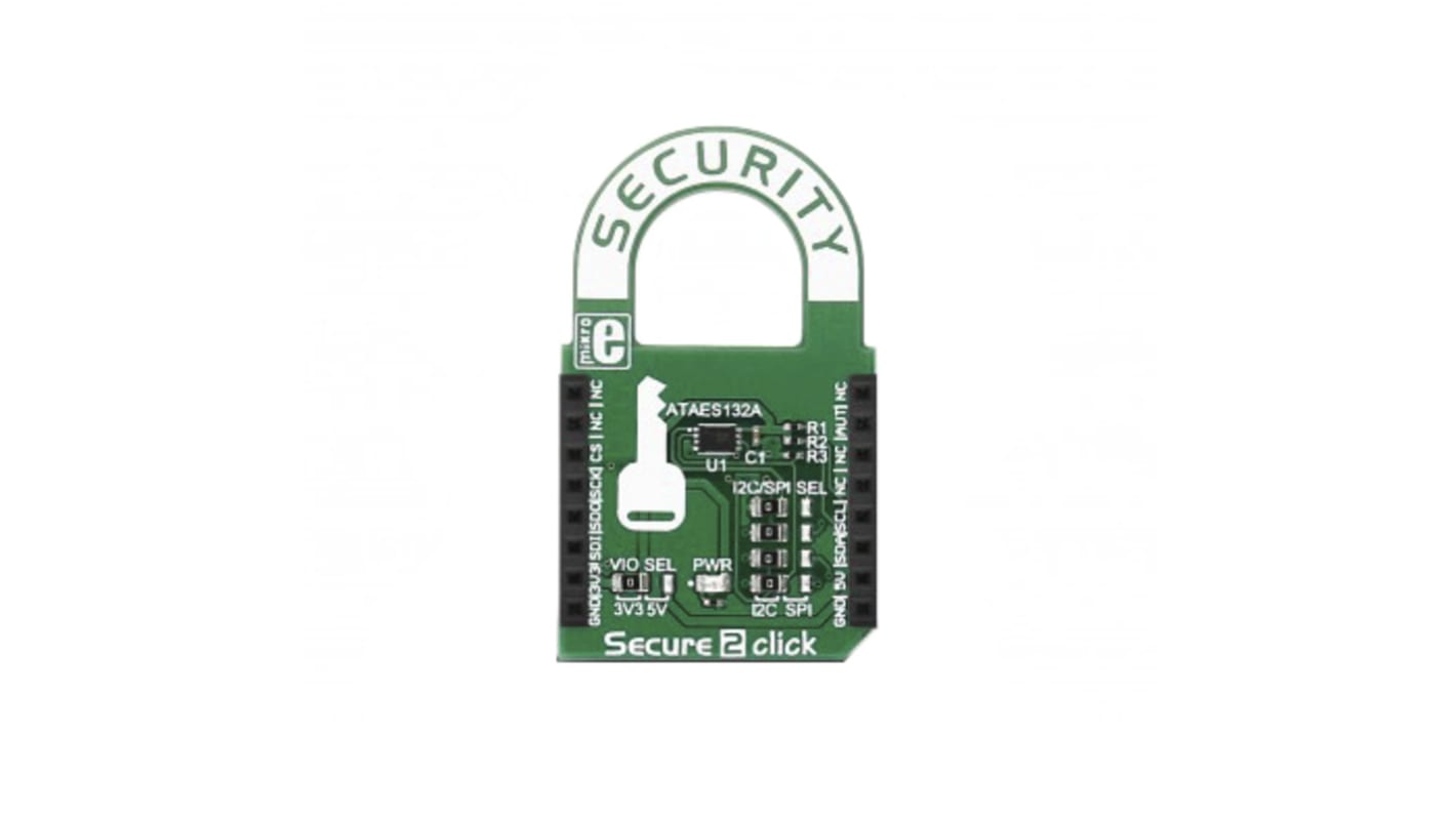 Placa complementaria para EEPROM MikroElektronika Secure 2 Click - MIKROE-2760