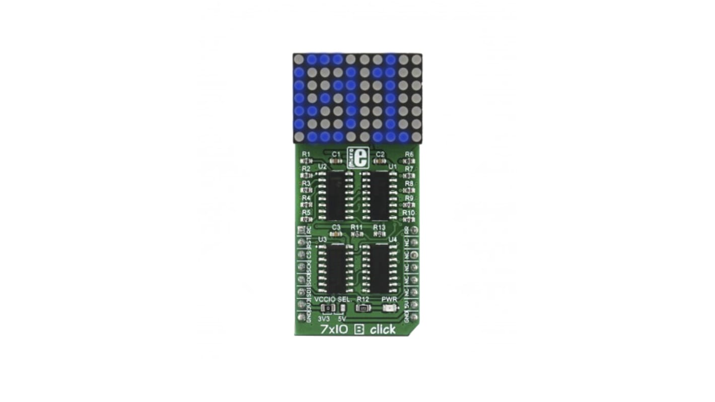 Scheda display MikroElektronika, Display a LED a matrice