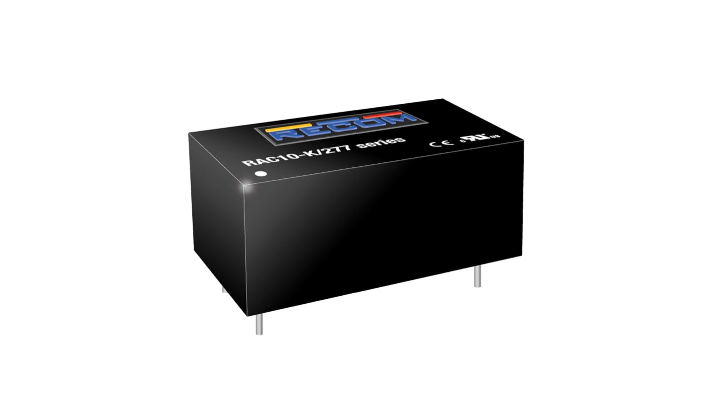 RAC10 05SK 277 Recom Switching Power Supply 5V Dc 2A 10W 1 Output