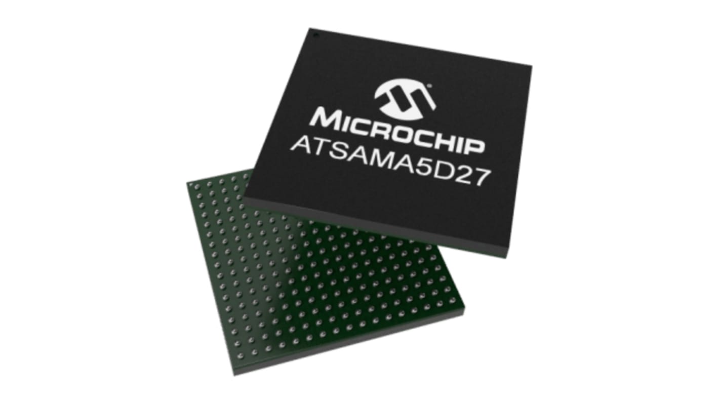 Microchip Mikroprozessor SMD SAMA5D2 ARM Cortex A5 32bit 500MHz LFBGA 289-Pin