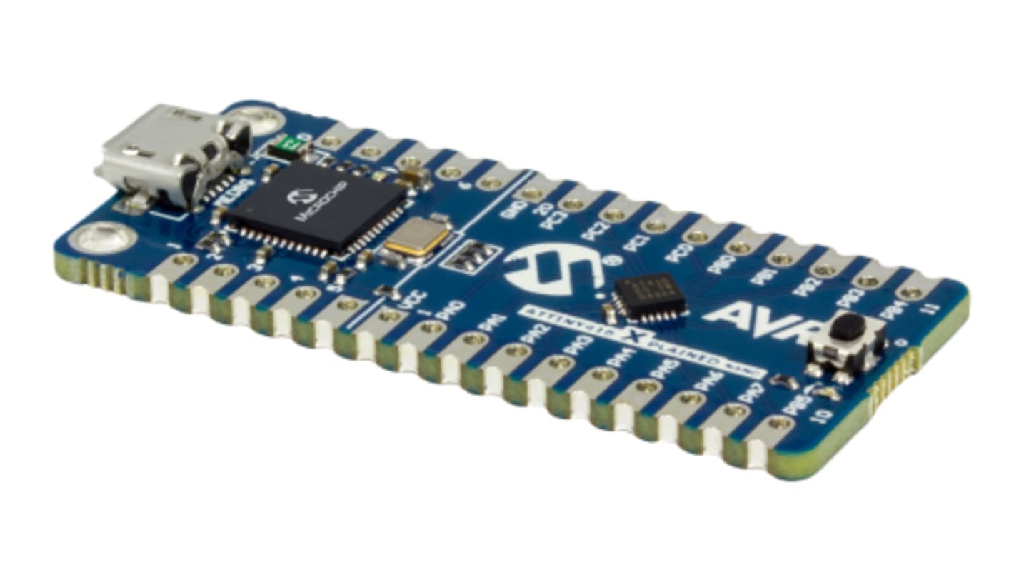 Kit de evaluación ATtiny416 Xplained Nano de Microchip, con núcleo 4kB Flash MCU