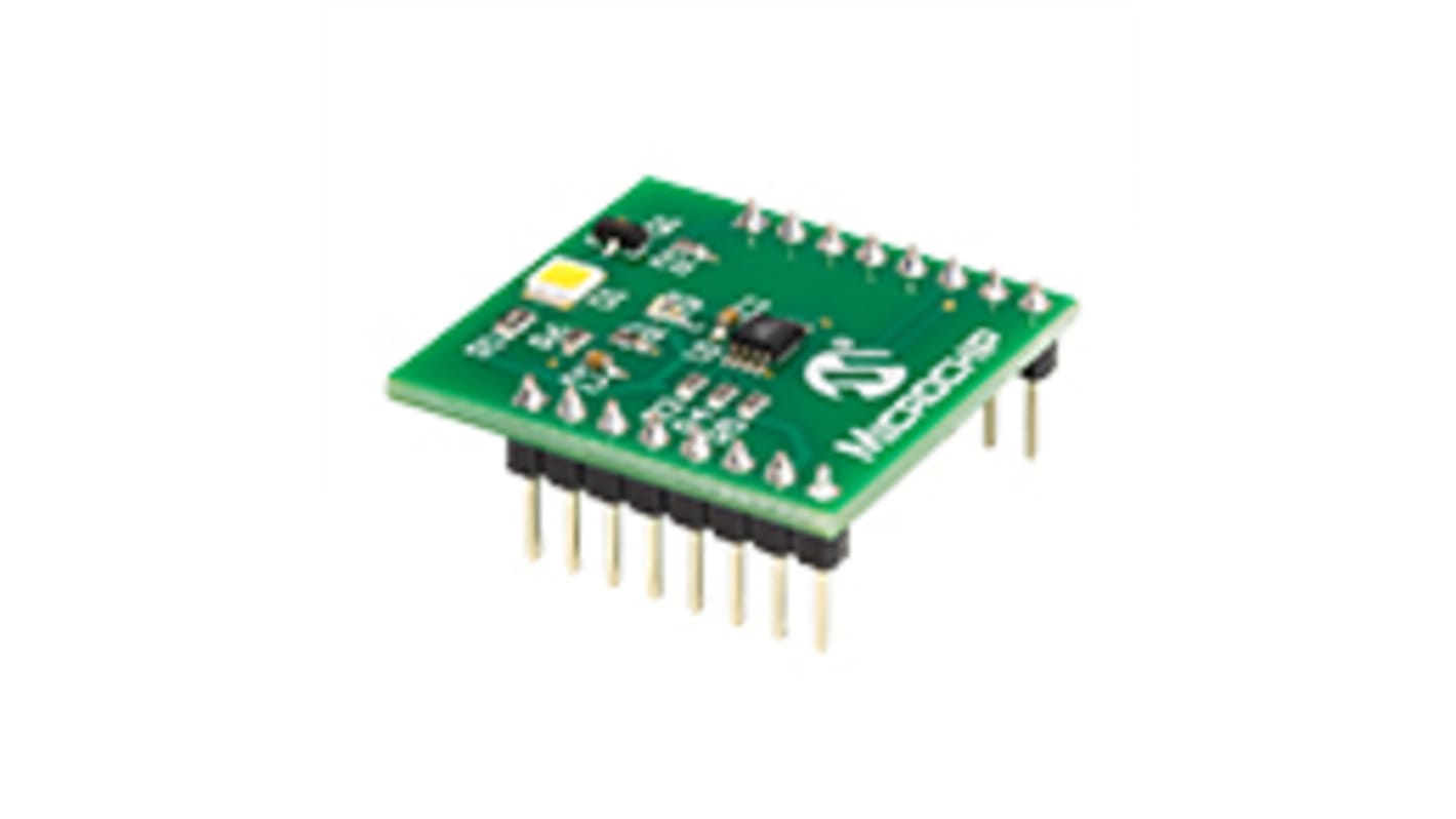 Placa complementaria Microchip I/O Starter Extension - DM160233, para usar con Placa principal PoE PIC18