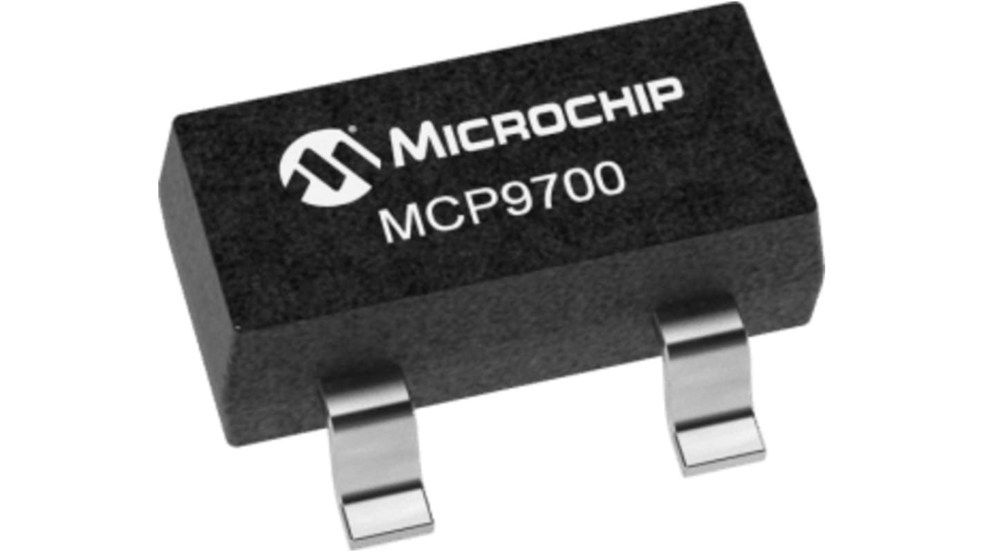 CI de termistor MCP9700AT-E/LT, 1 °C, encapsulado SC-70 5 pines MCP9700A