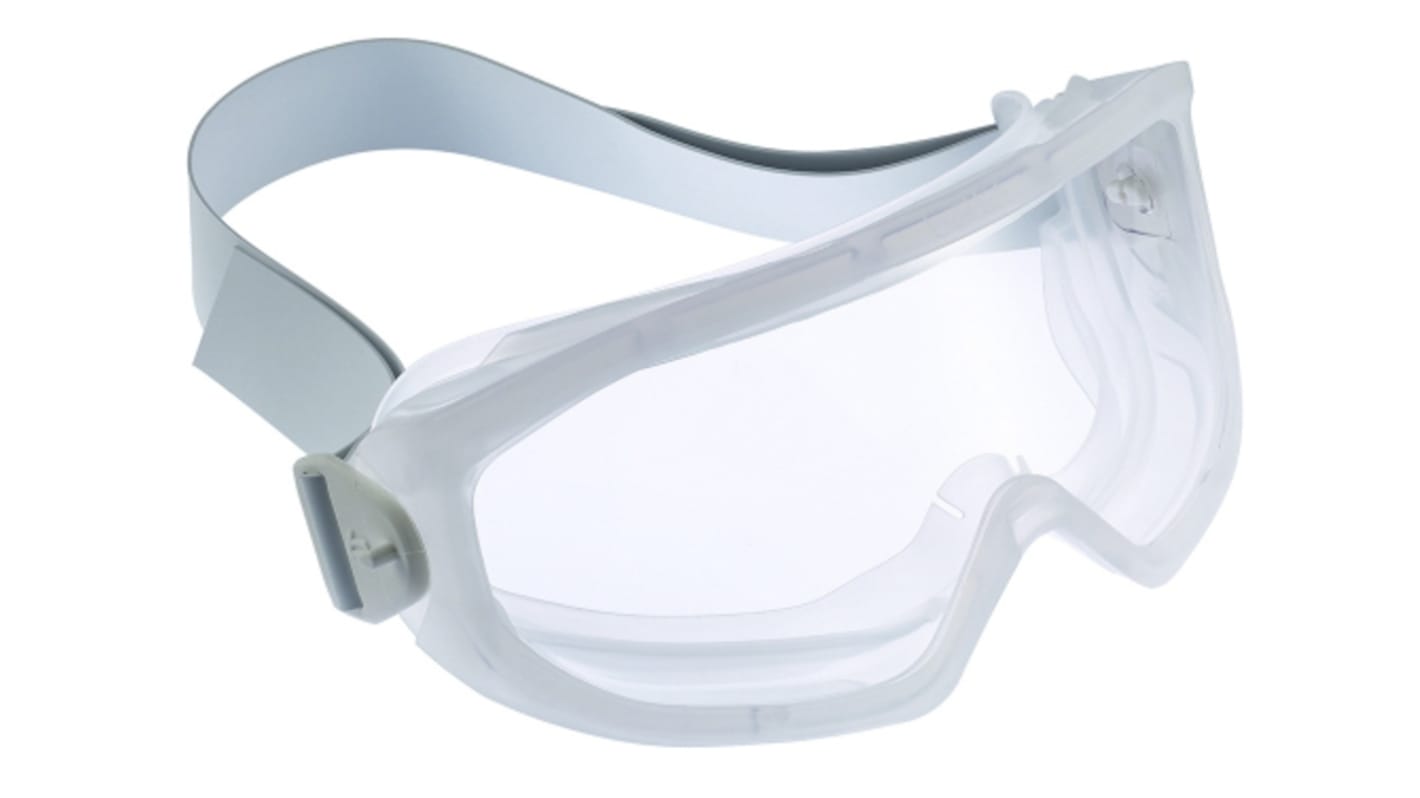 Bolle SUPERBLAST AUTOCLAVE, Scratch Resistant Anti-Mist Safety Goggles with Clear Lenses