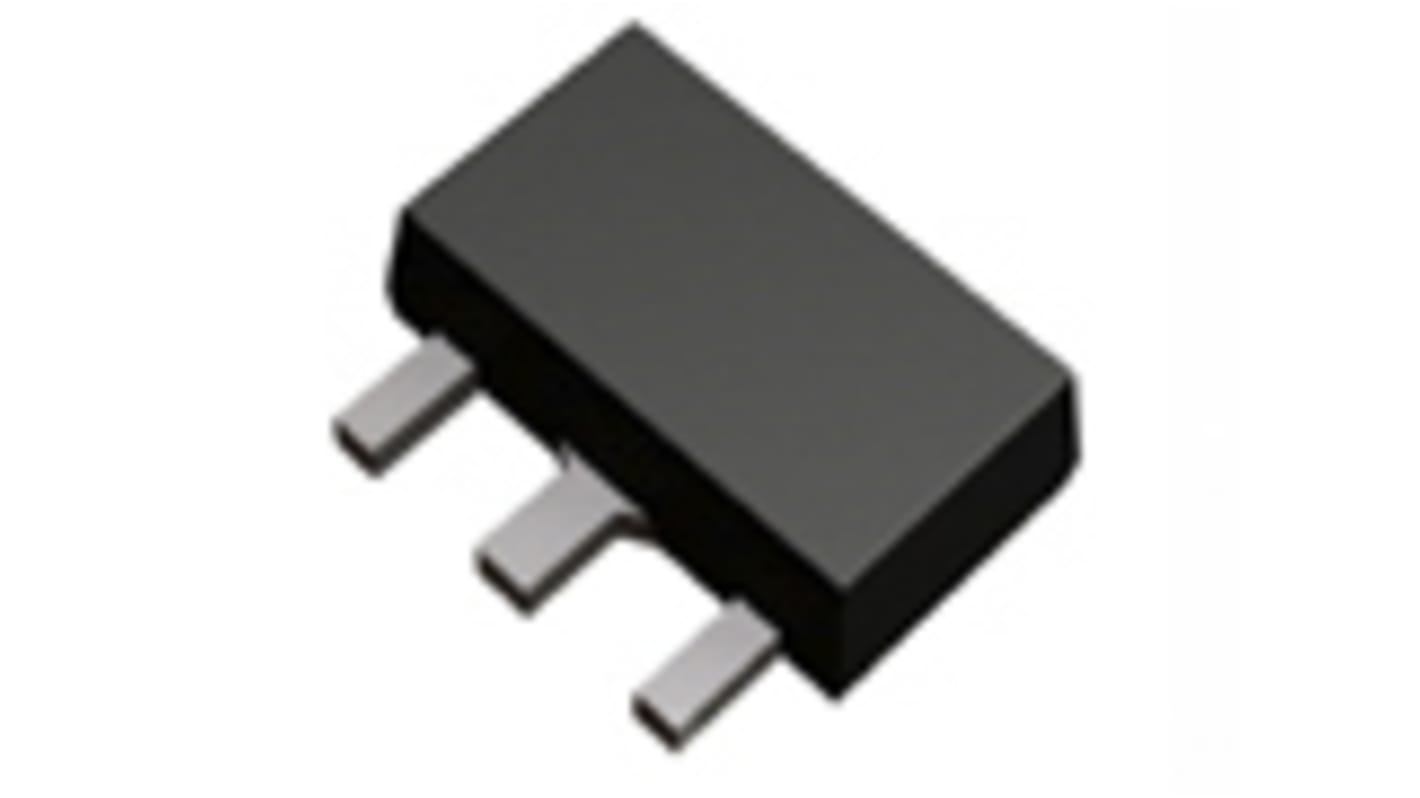 N-Channel MOSFET, 2 A, 60 V, 3-Pin SOT-89 ROHM RHP020N06T100