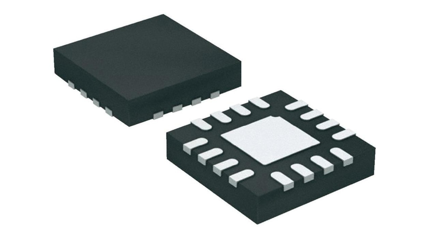 Maxim Integrated MAX14914ATE+ 1 csatornás Teljesítménykapcsoló IC, Magas oldalú kapcsoló, 16-pin, TQFN