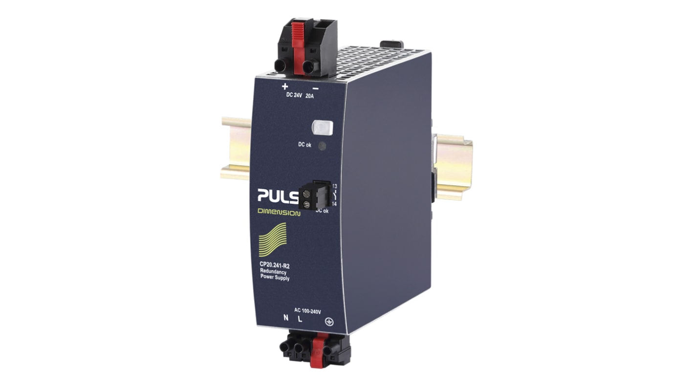 CP20.241R2 PULS CP Redundancy Module DIN Rail Power Supply, 100 →