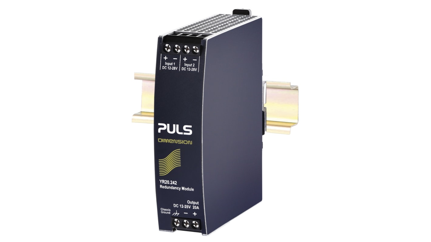 PULS Redundancy module, for use with N+1 Redundant Systems, 1+1 Redundant Systems