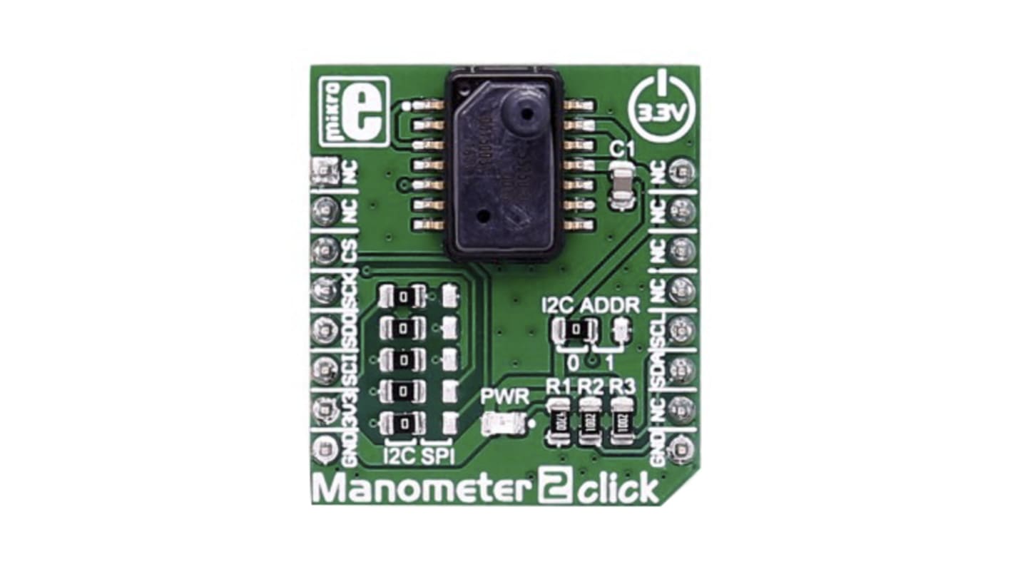 Zestaw rozwojowy czujników, Manometer 2 Click