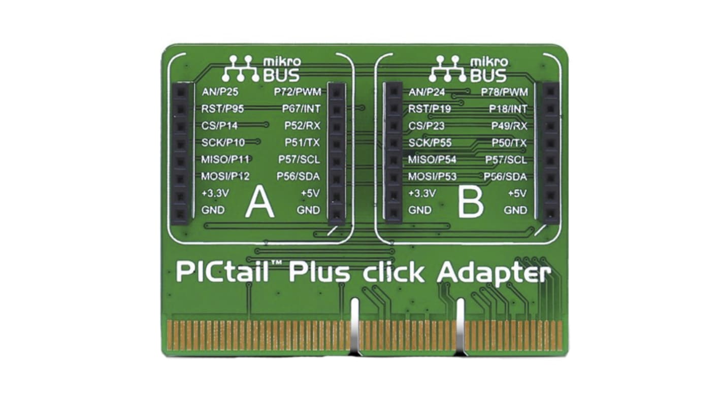 MikroElektronika PICtail Plus Click Adapter 16 bit, 32 bit Microcontroller Development Kit