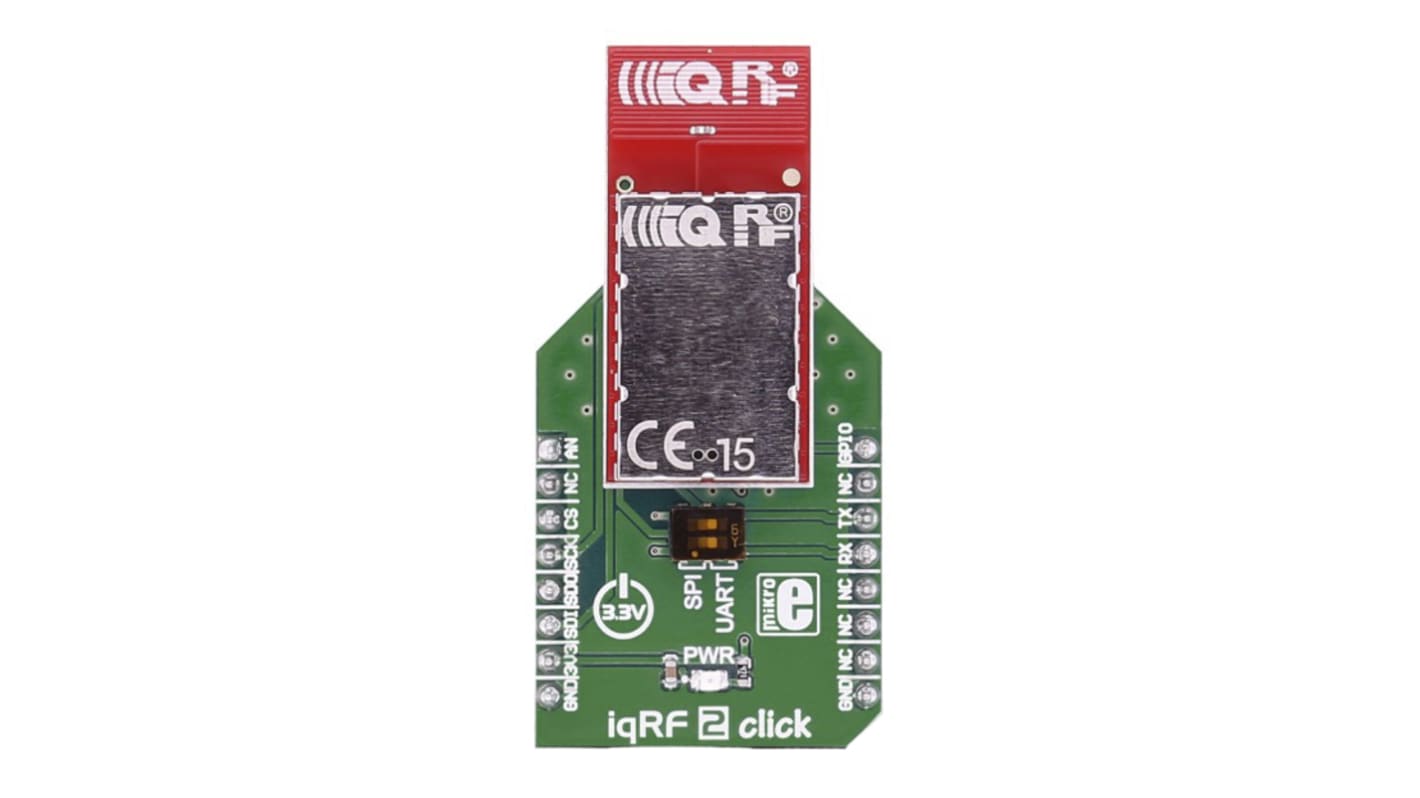 MikroElektronika Entwicklungstool Kommunikation und Drahtlos Analog, GPIO, HF-Transceiver, SPI, UART