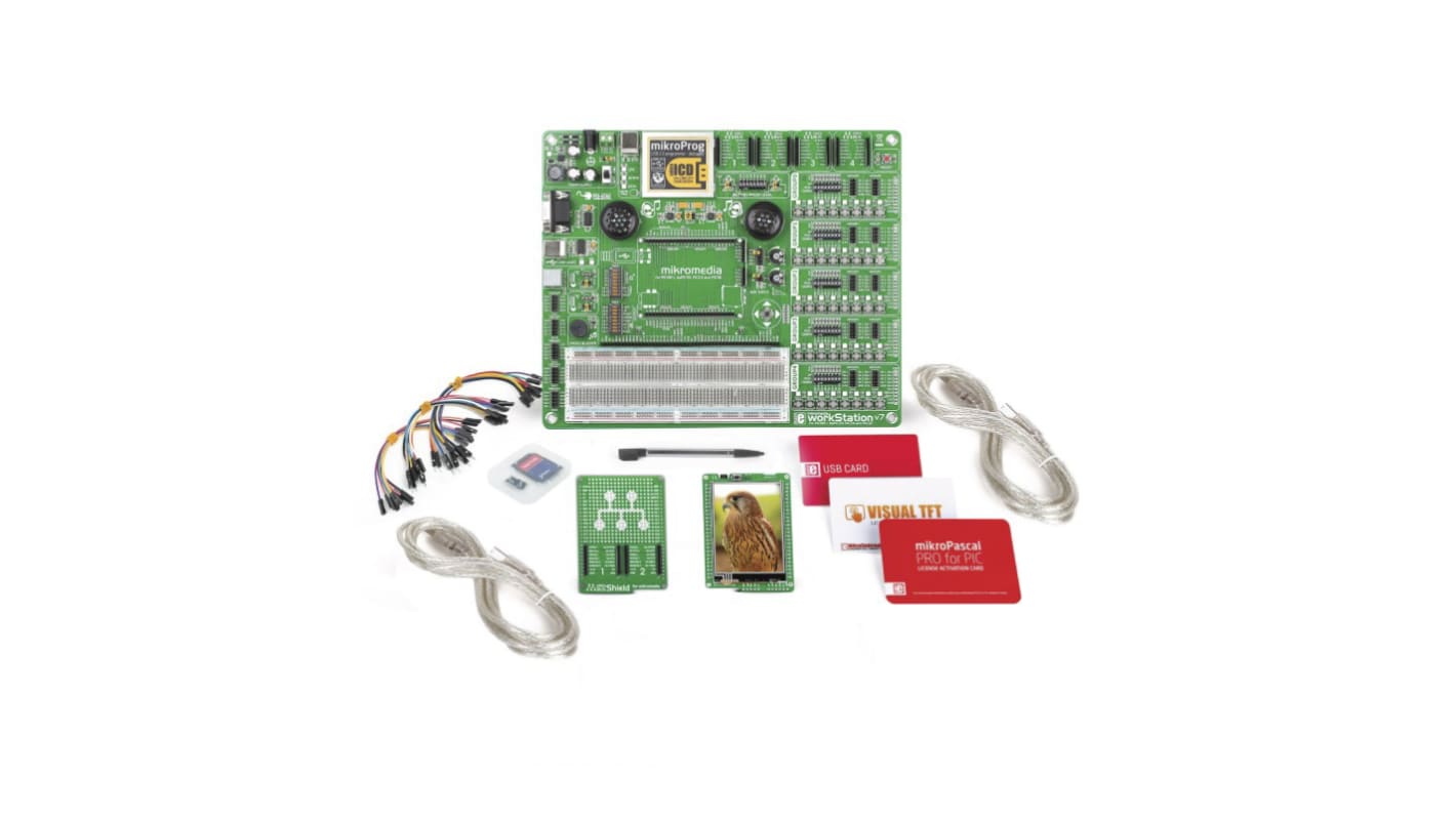 MikroElektronika MIKROE-2639, mikroLAB for Mikromedia - PIC18FJ TFT Development Board