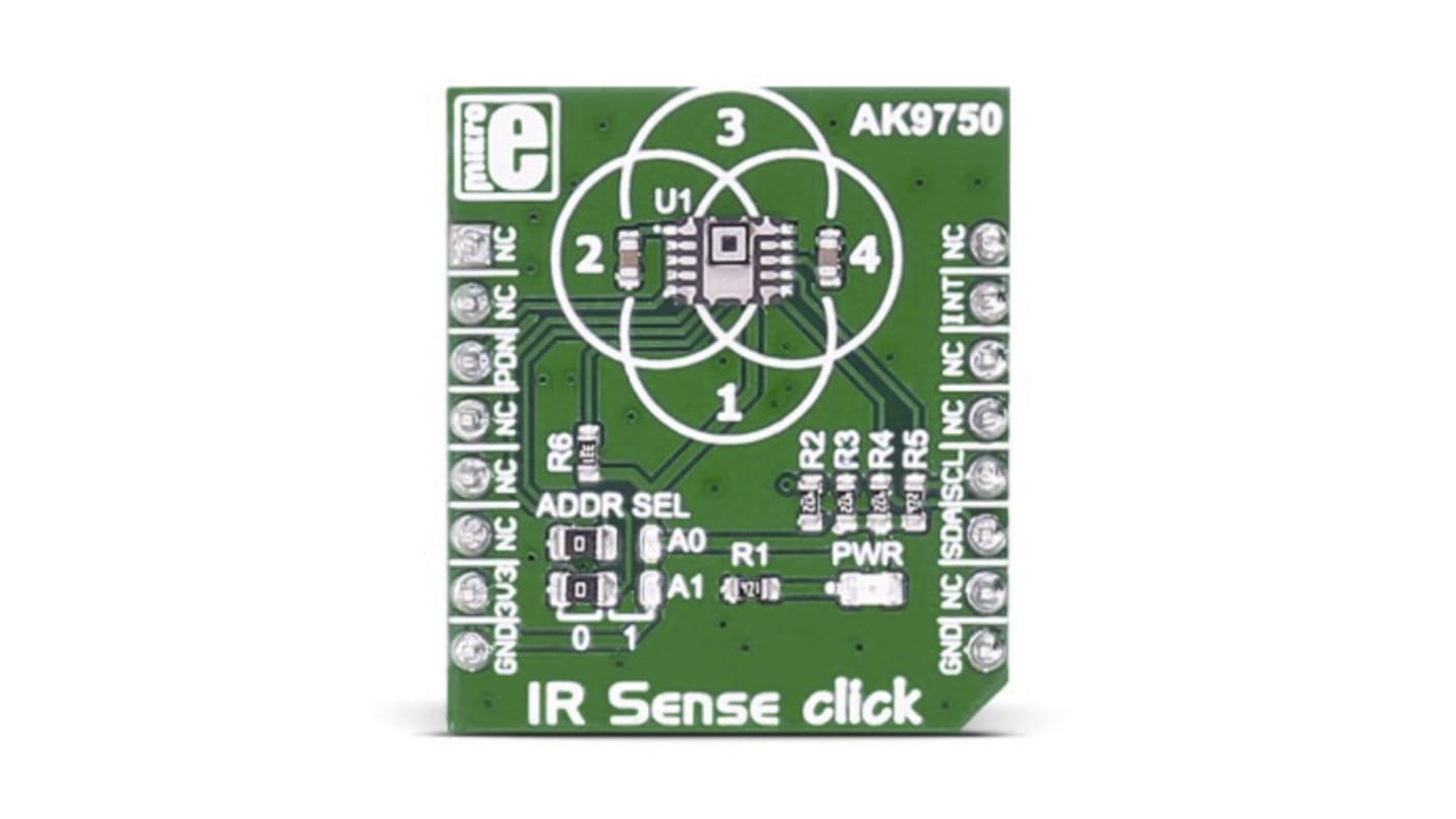 MikroElektronika IR Sense Click Entwicklungskit, I2C, SPI