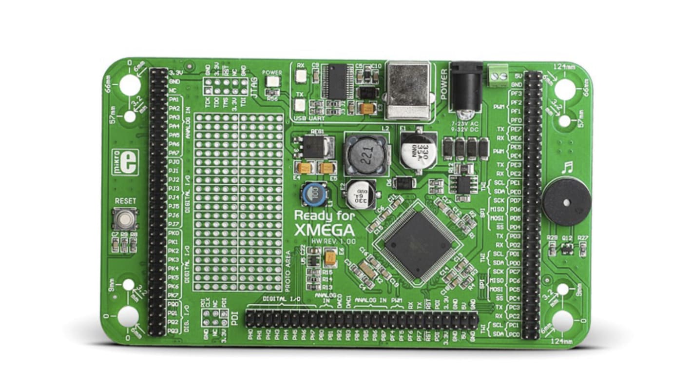 Carte de développement Ready for XMEGA MikroElektronika