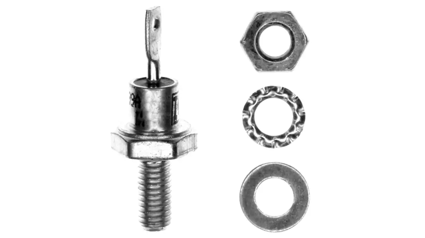 Vishay Schraub Diode Anoden-Bolzen, 800V / 25A, 2-Pin DO-4