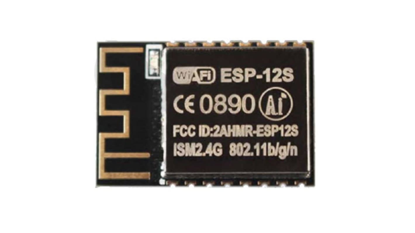 RF Solutions WLAN-Modul 802.11b / g / n WEP, WPA2-PSK, WPA-PSK 3 to 3.6V 24 x 16 x 3mm