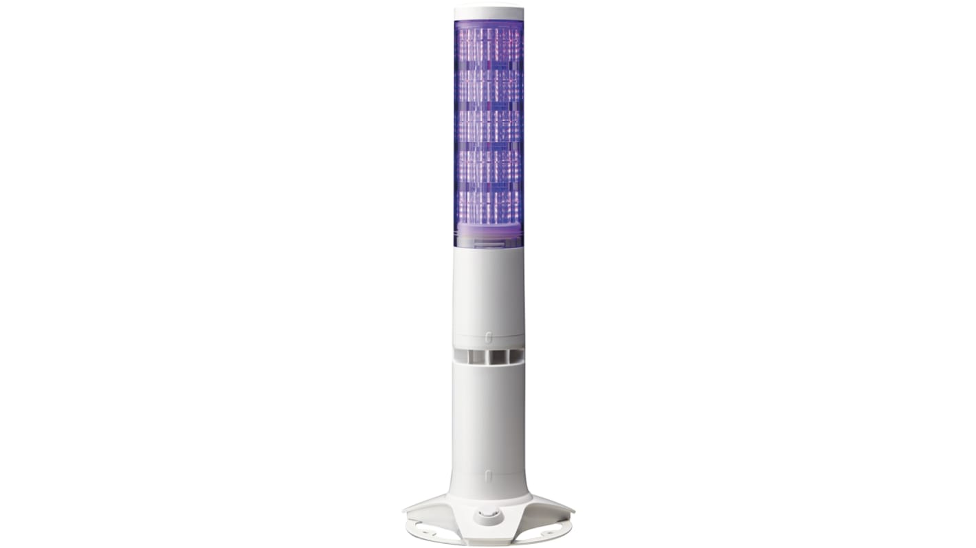 Colonnes lumineuses pré-configurées à LED Feu Effets lumineux multiples, Clair avec Buzzer, série LA6-POE