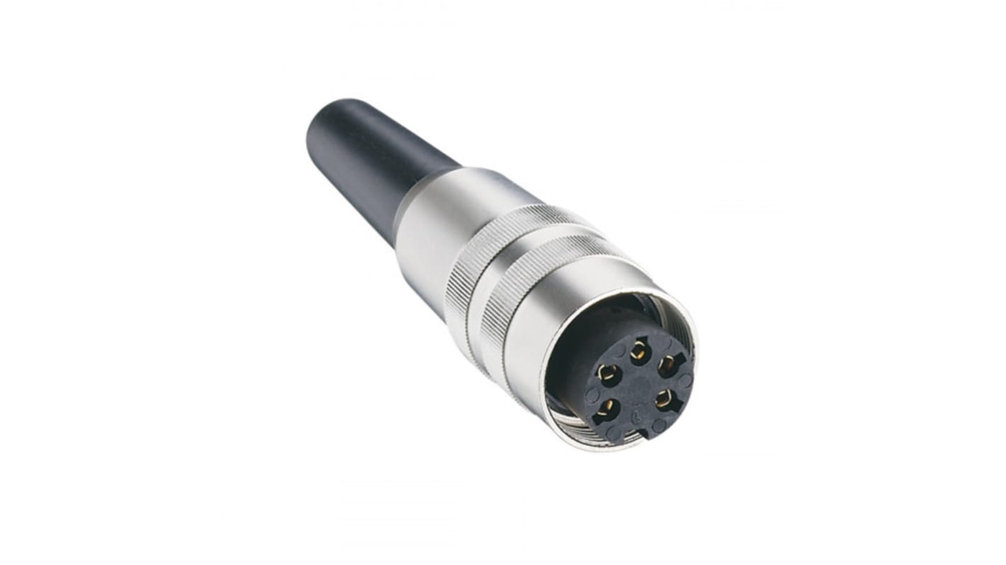 Lumberg, KV 7 Pole M16 Din Socket, DIN EN 60529, 5A, 60 V ac IP40, Screw On, Female, Cable Mount