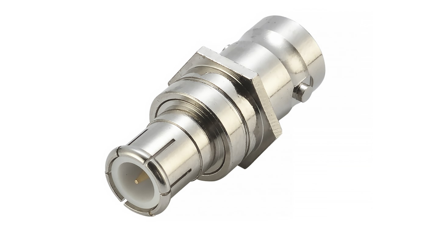 Adaptateur coaxial RS PRO BNC Mâle vers BNC Femelle, Droit, 50Ω 4GHz