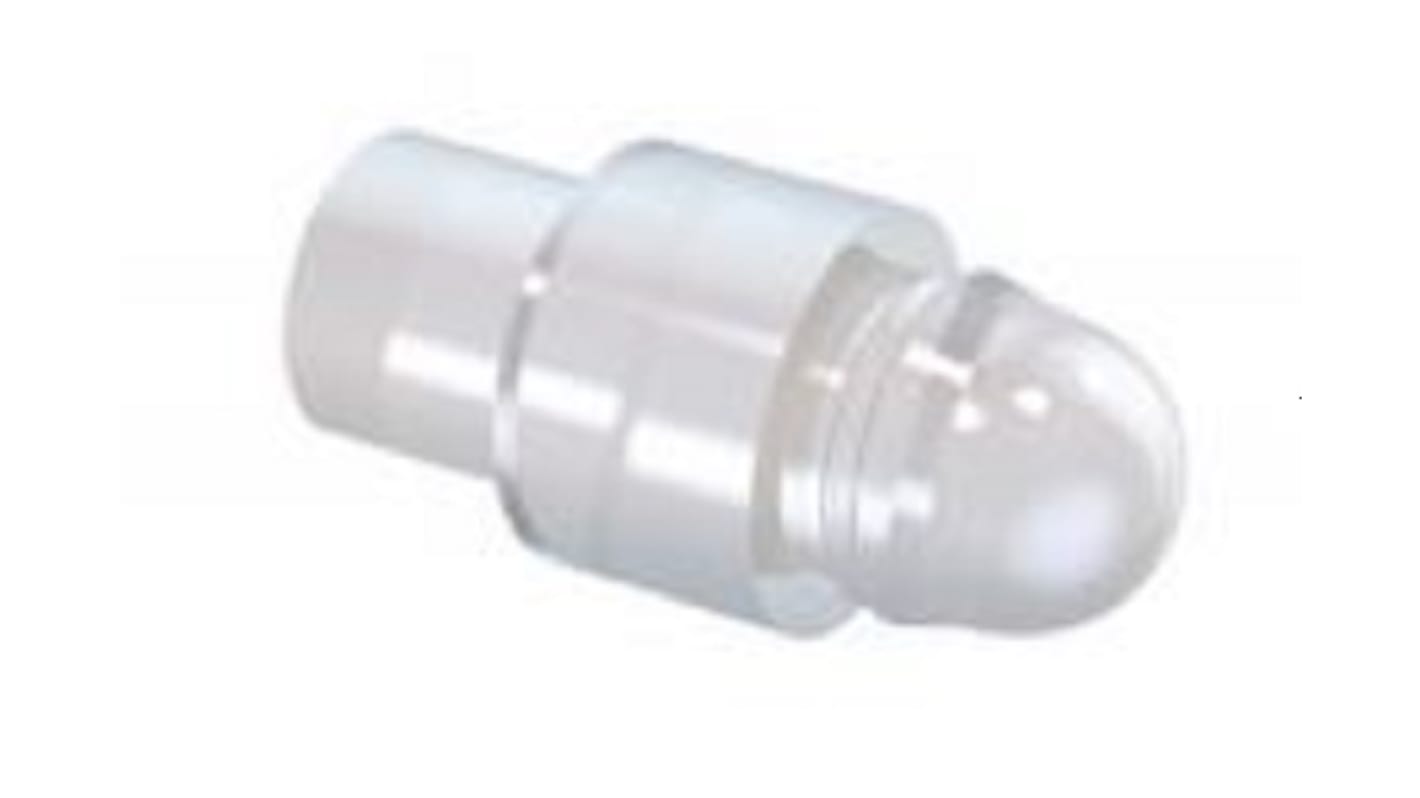 Mentor LED-Lichtleiter , , Dom-Linse Klar 3.8 (Dia.) x 7.9mm, Rückwandmontage