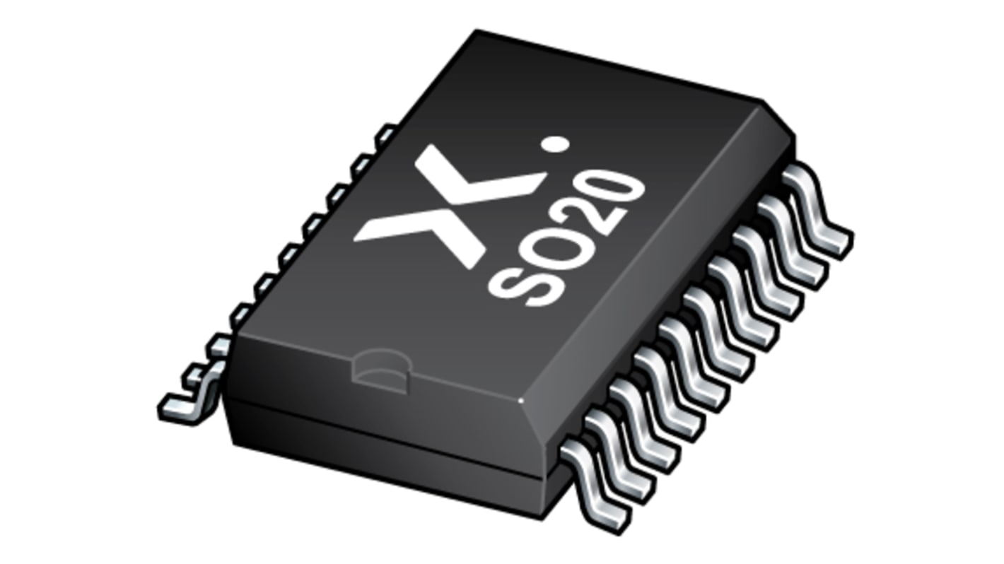 Nexperia 74HC245D,653, 18 Bus Transceiver, 8-Bit Non-Inverting 3-State, 20-Pin SOIC