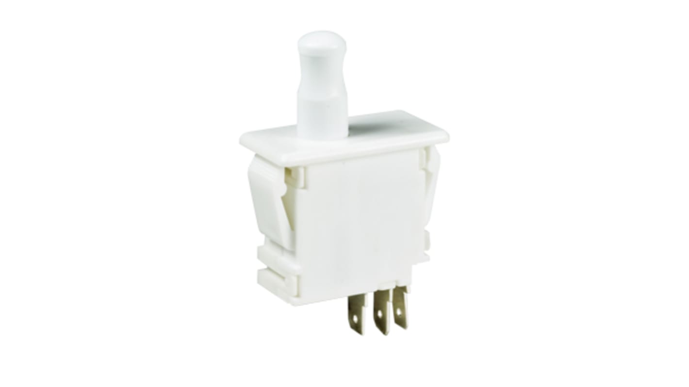 C & K Door Micro Switch, Plunger, SPDT 10 (125/250 V ac) A, -40 → +85°C