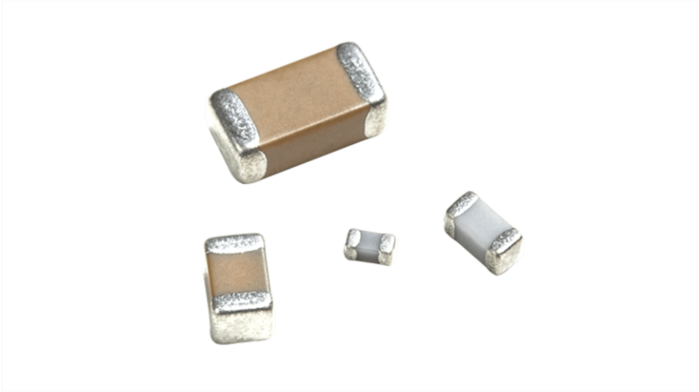 Yageo 1μF Multilayer Ceramic Capacitor MLCC, 10V dc V, -20 → +80% , SMD